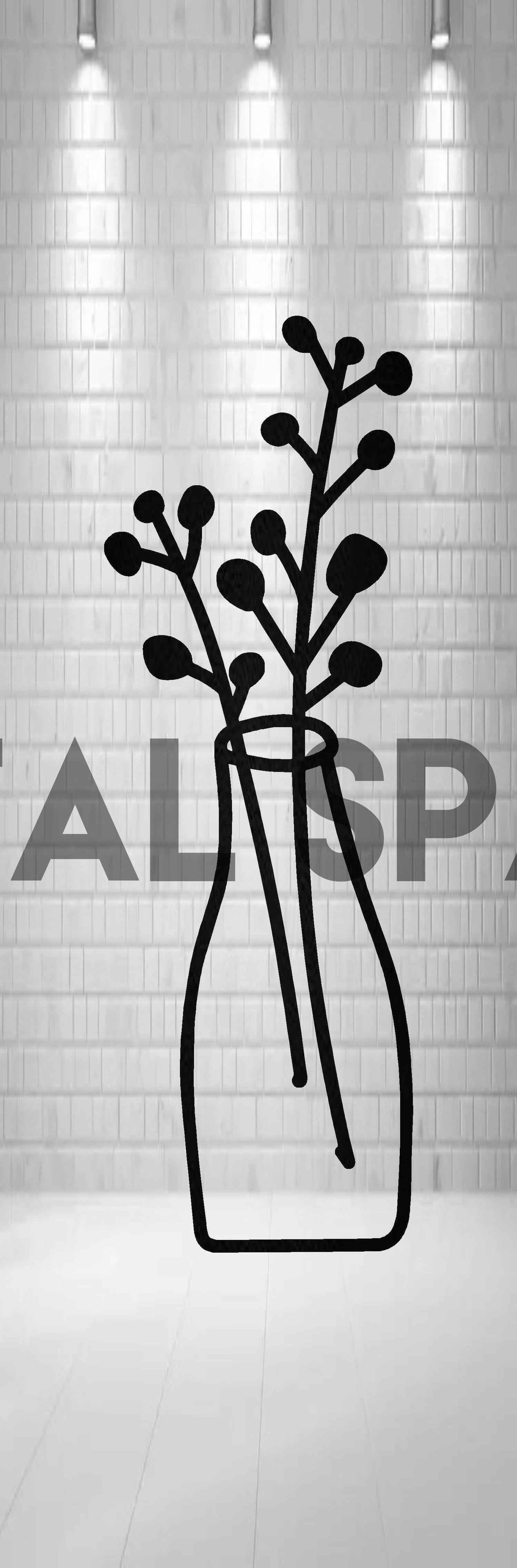 Decorative metal flower art piece by Metal Sparx, featuring intricate floral design perfect for home or garden decor.