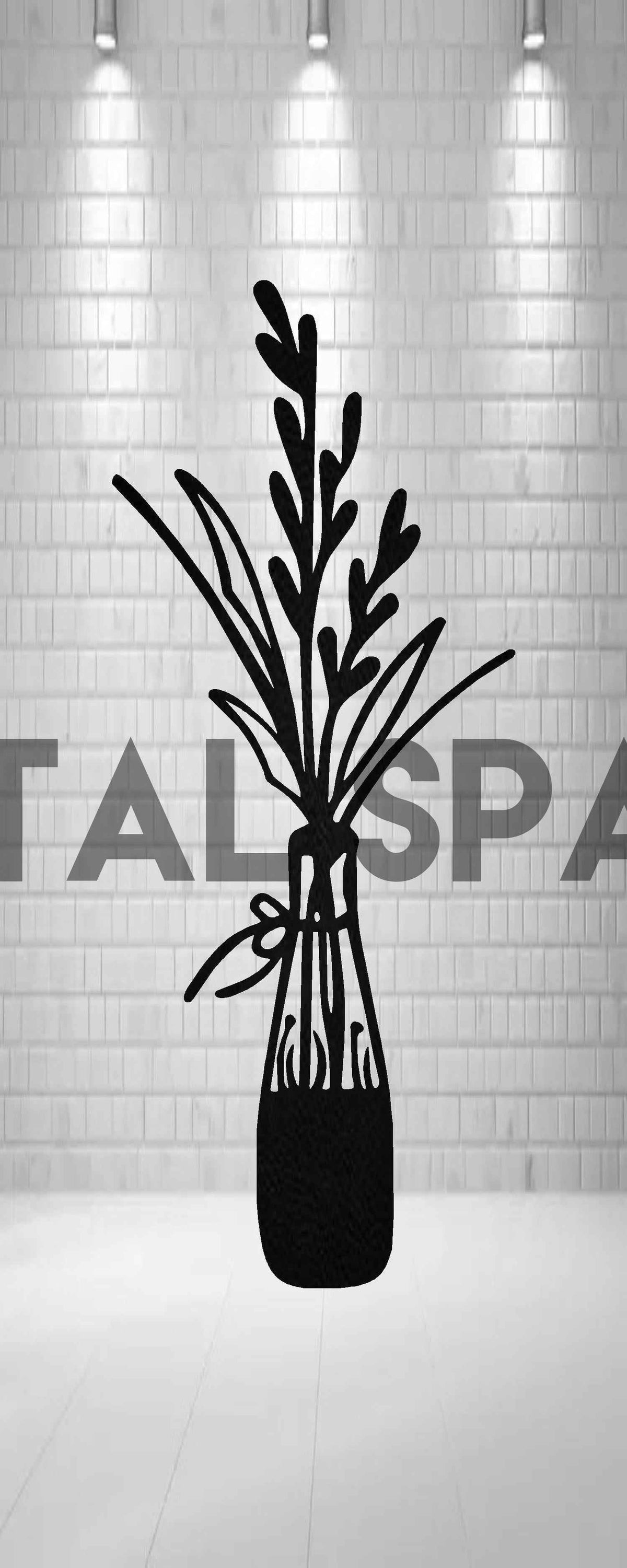 Decorative metal flower ornament from Metal Sparx with intricate petal details, ideal for home or garden decor.