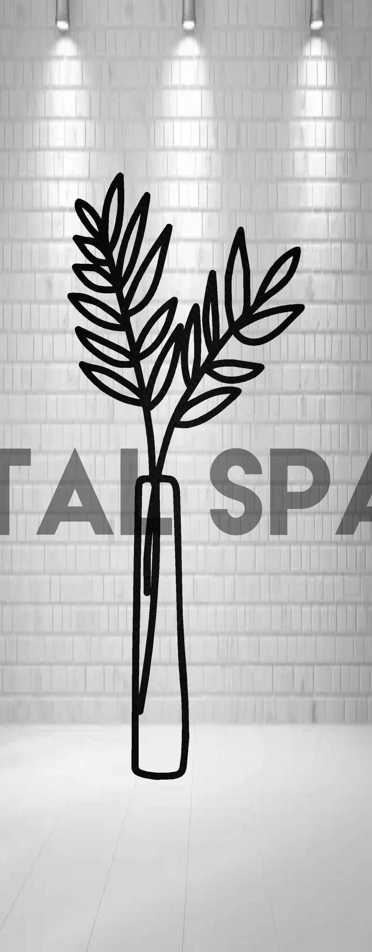 Decorative metal flower decor piece by Metal Sparx featuring intricate floral design, ideal for home or garden decoration.