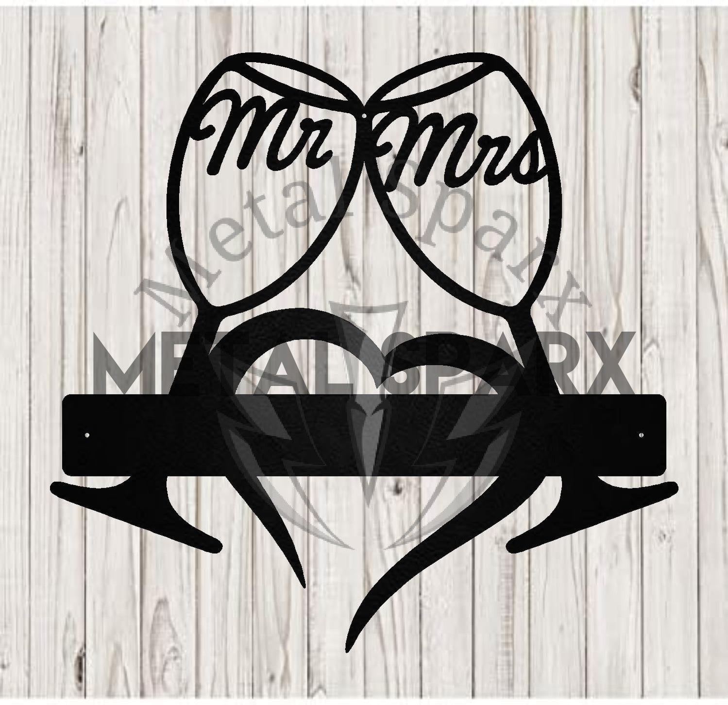 Mr & Mrs Wine Glasses