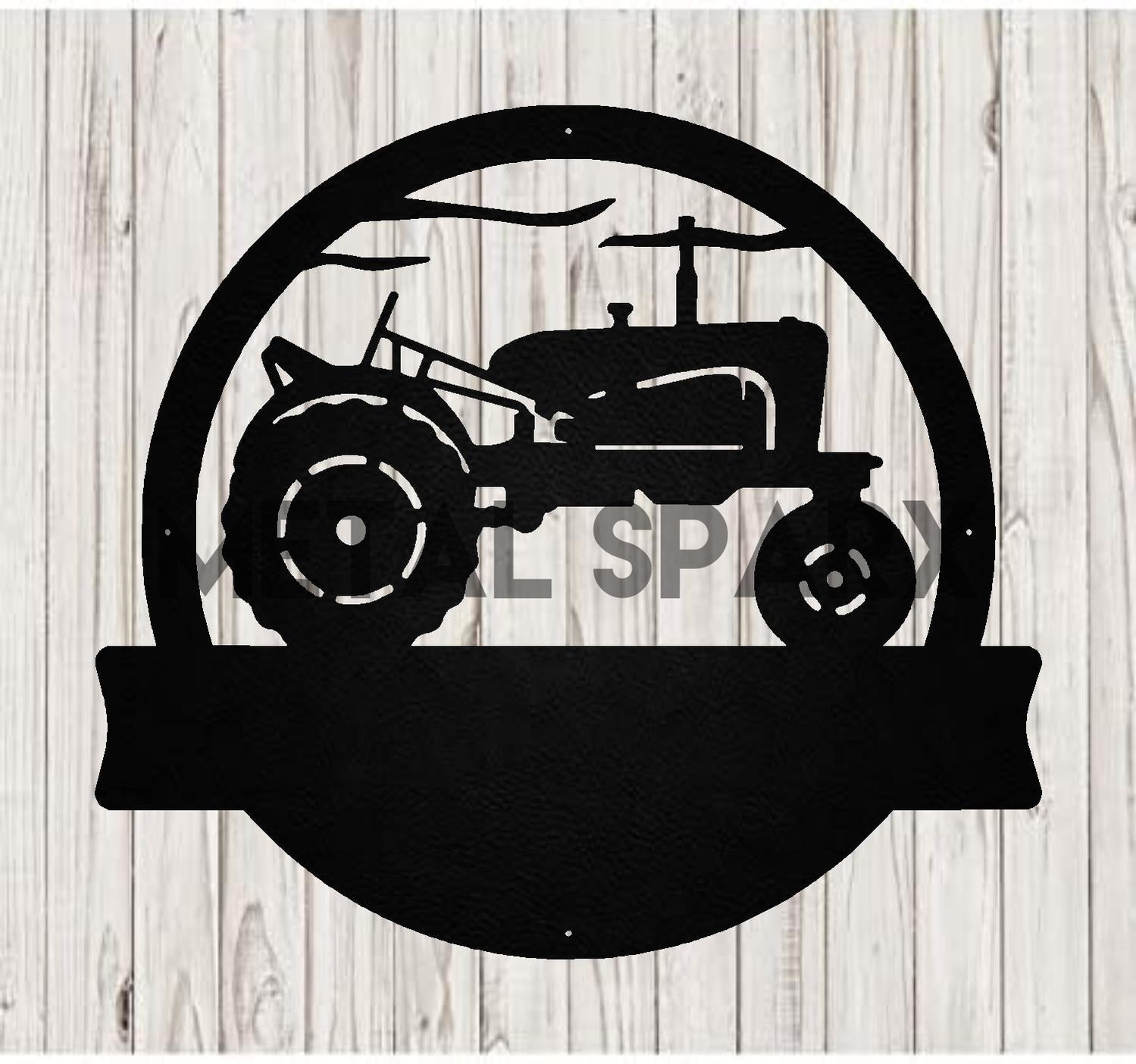 Vintage Tractor Monogram