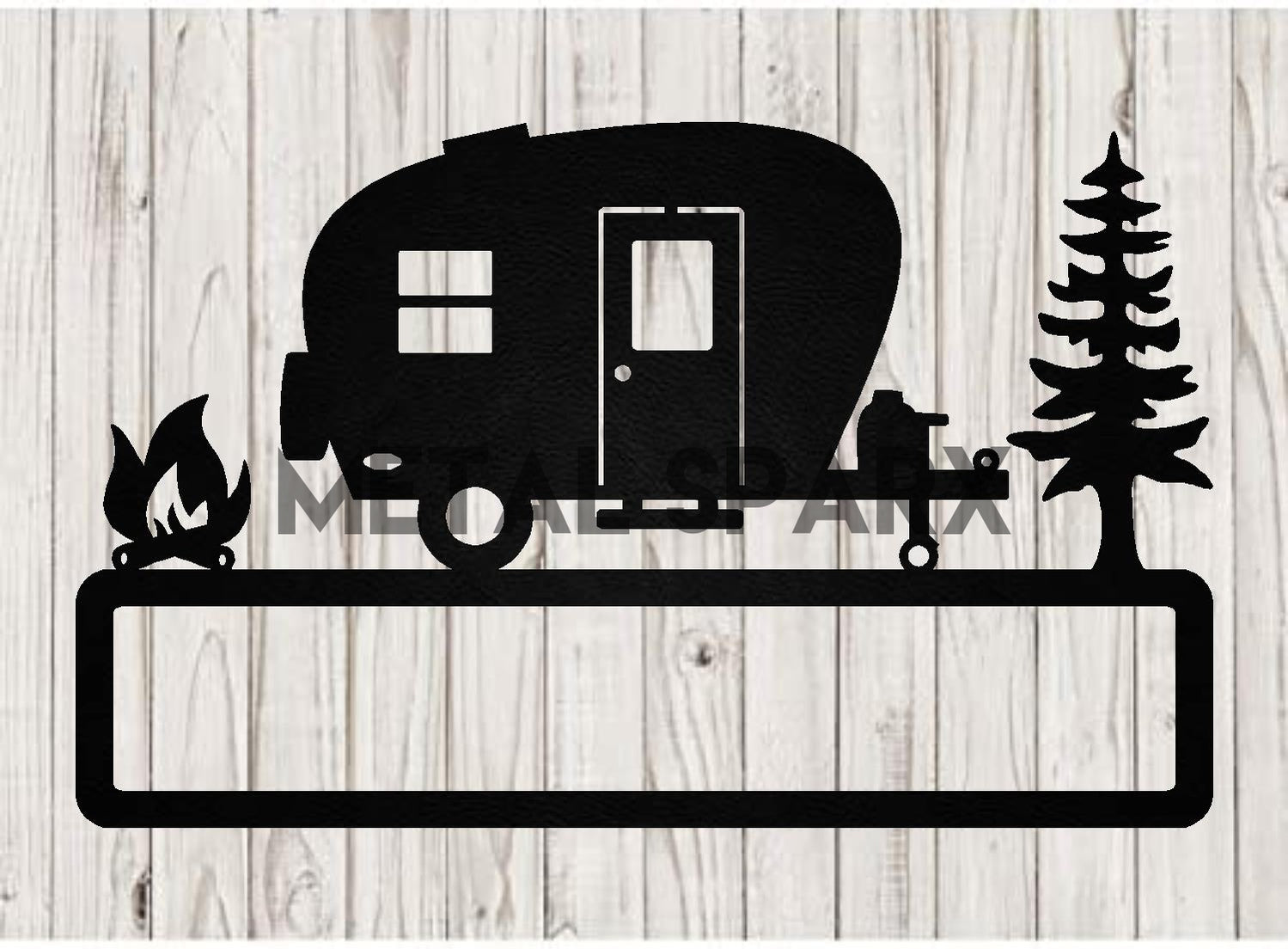 Camper Custom Name Plaque - Personalized