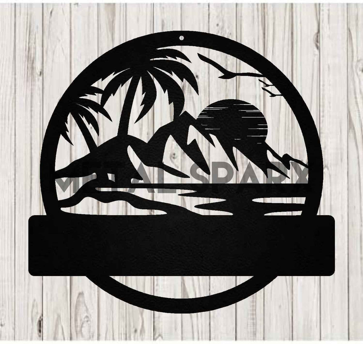 Black Metal Sparx Beach Life T-shirt with beach-themed graphic design, casual wear for summer and seaside outings.