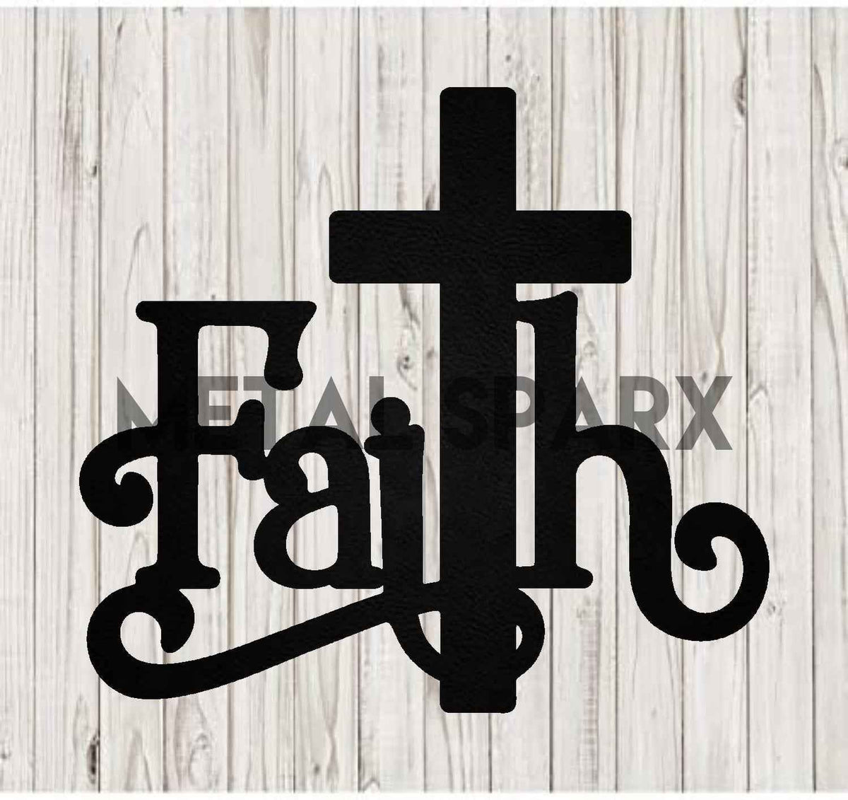 Black Faith 2 pendant by Metal Sparx featuring a sleek, modern design with a smooth black finish.