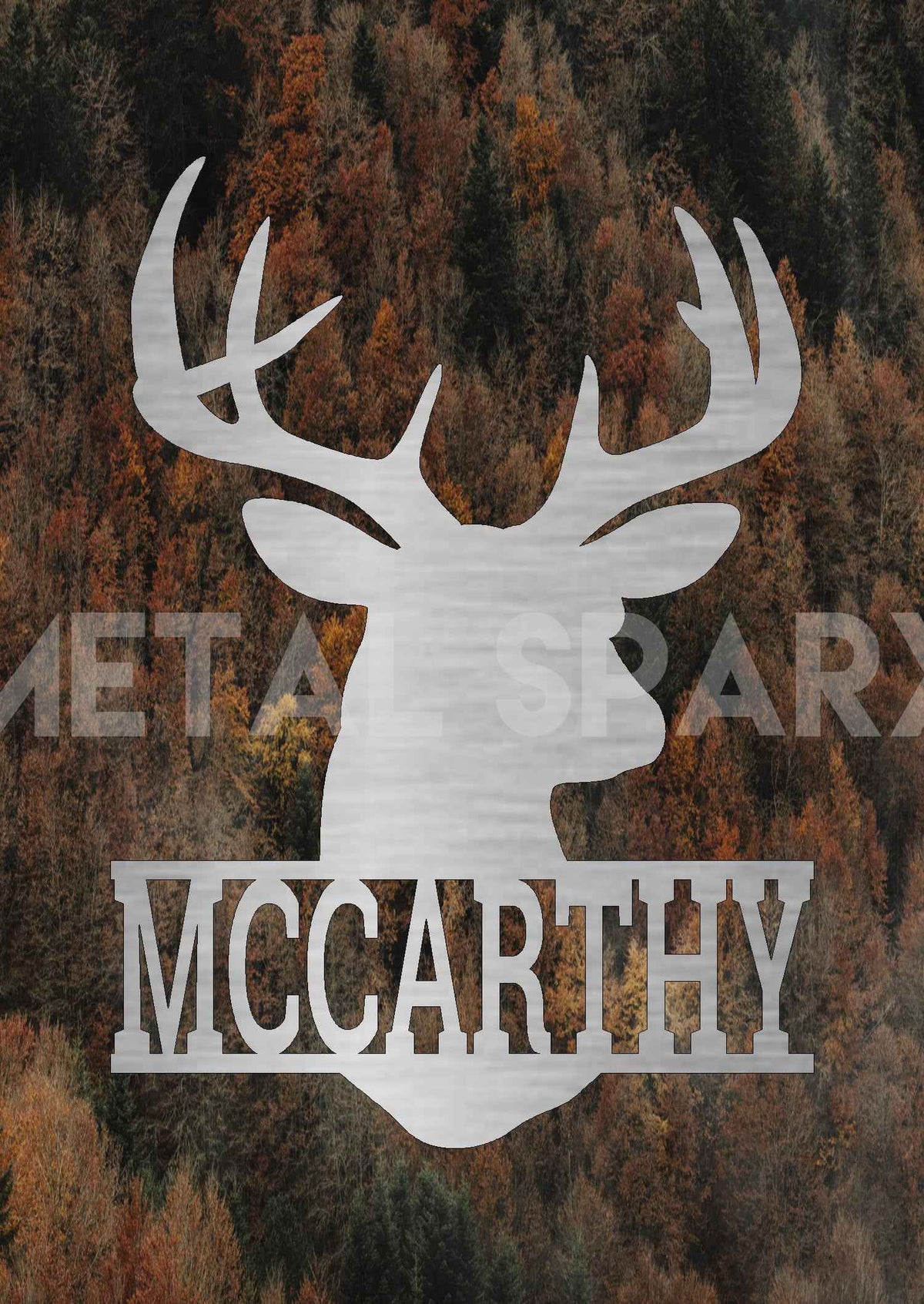 Deer Head Monogram