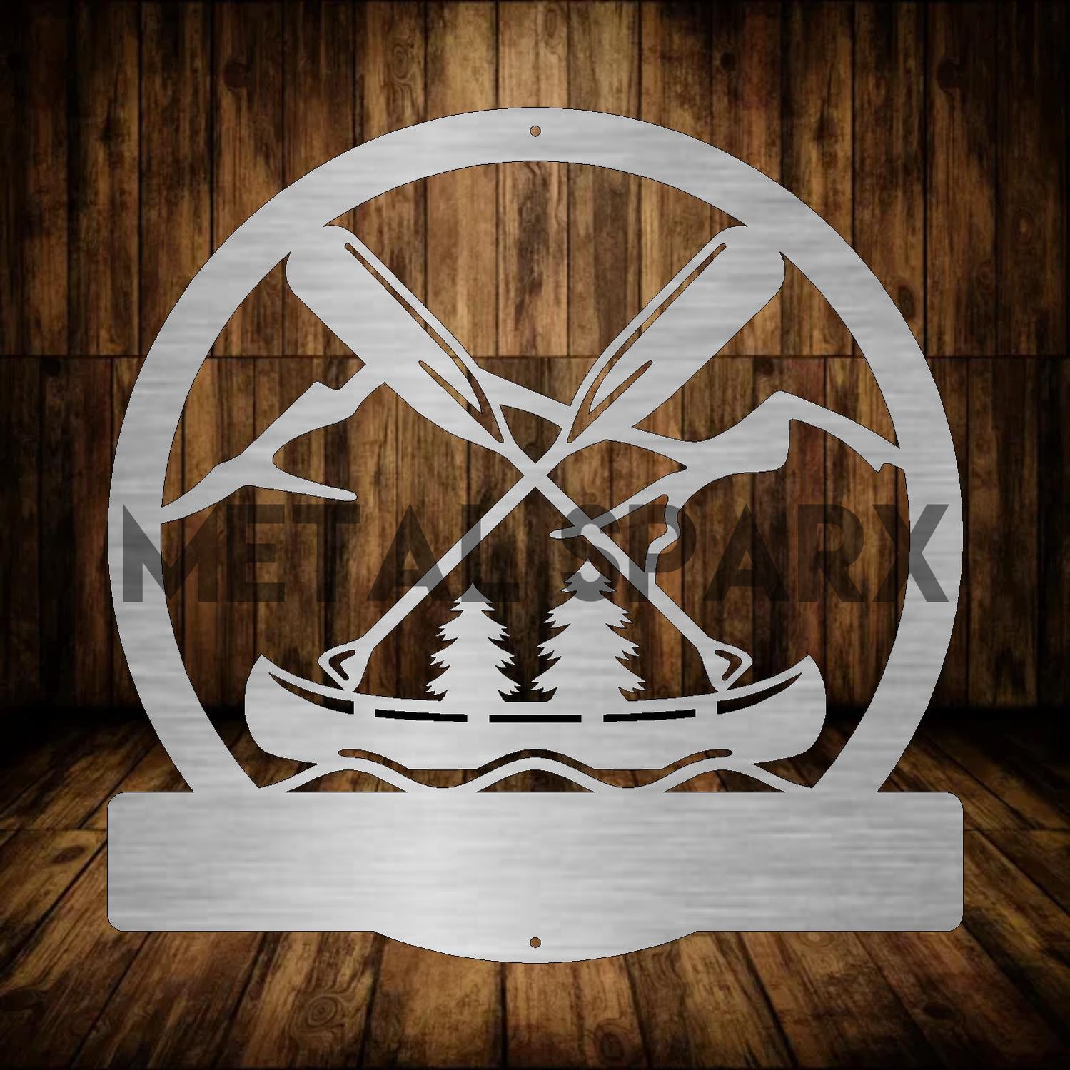 Canoe & Oars Monogram