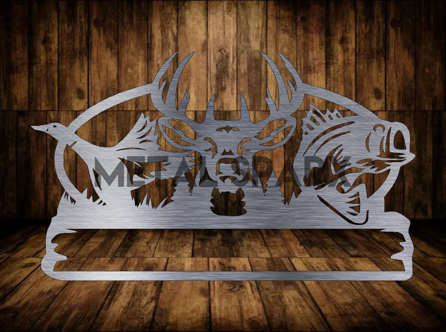 Duck - Deer - Fish Monogram