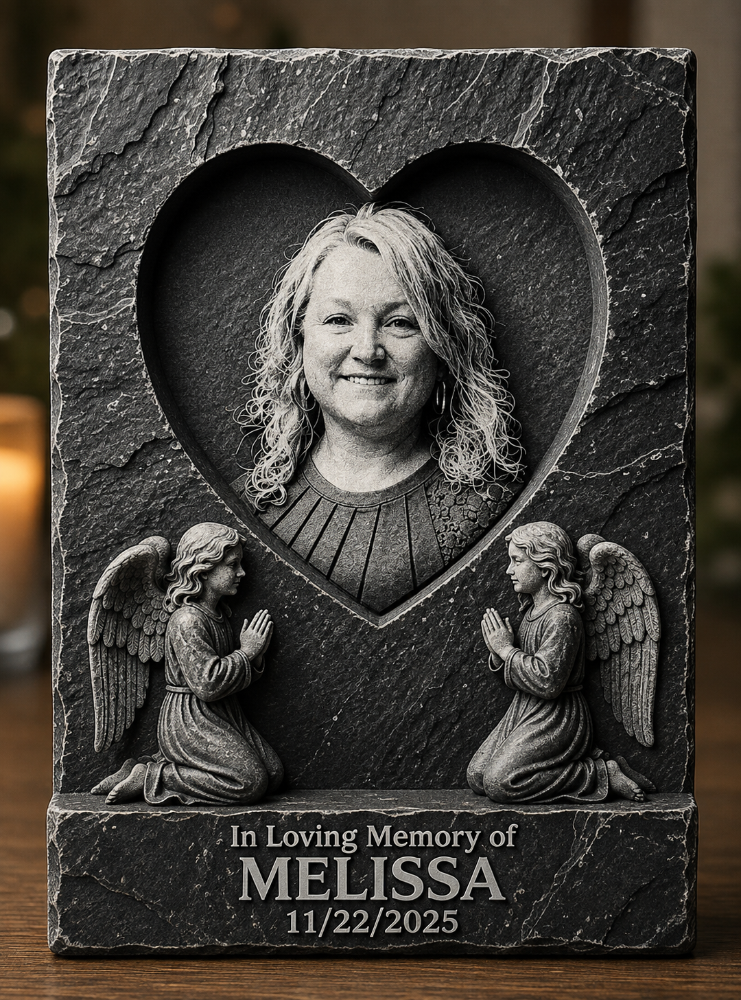 Lasered Personalized Memorial Acrylic Plaque