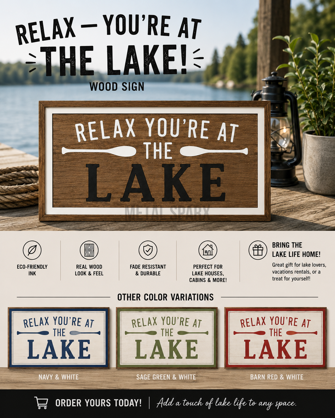 Relax You're At the Lake