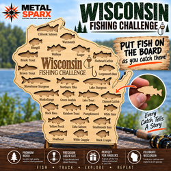 Wisconsin Fishing Challenge Board