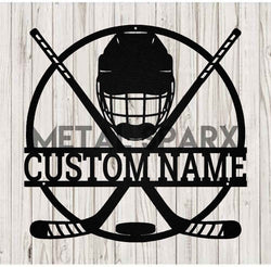 Black Metal Sparx hockey stick with sleek design and grip, shown against a white background.