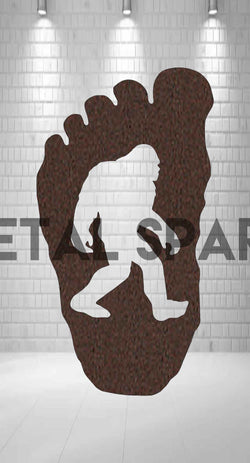 Bigfoot Foot Art