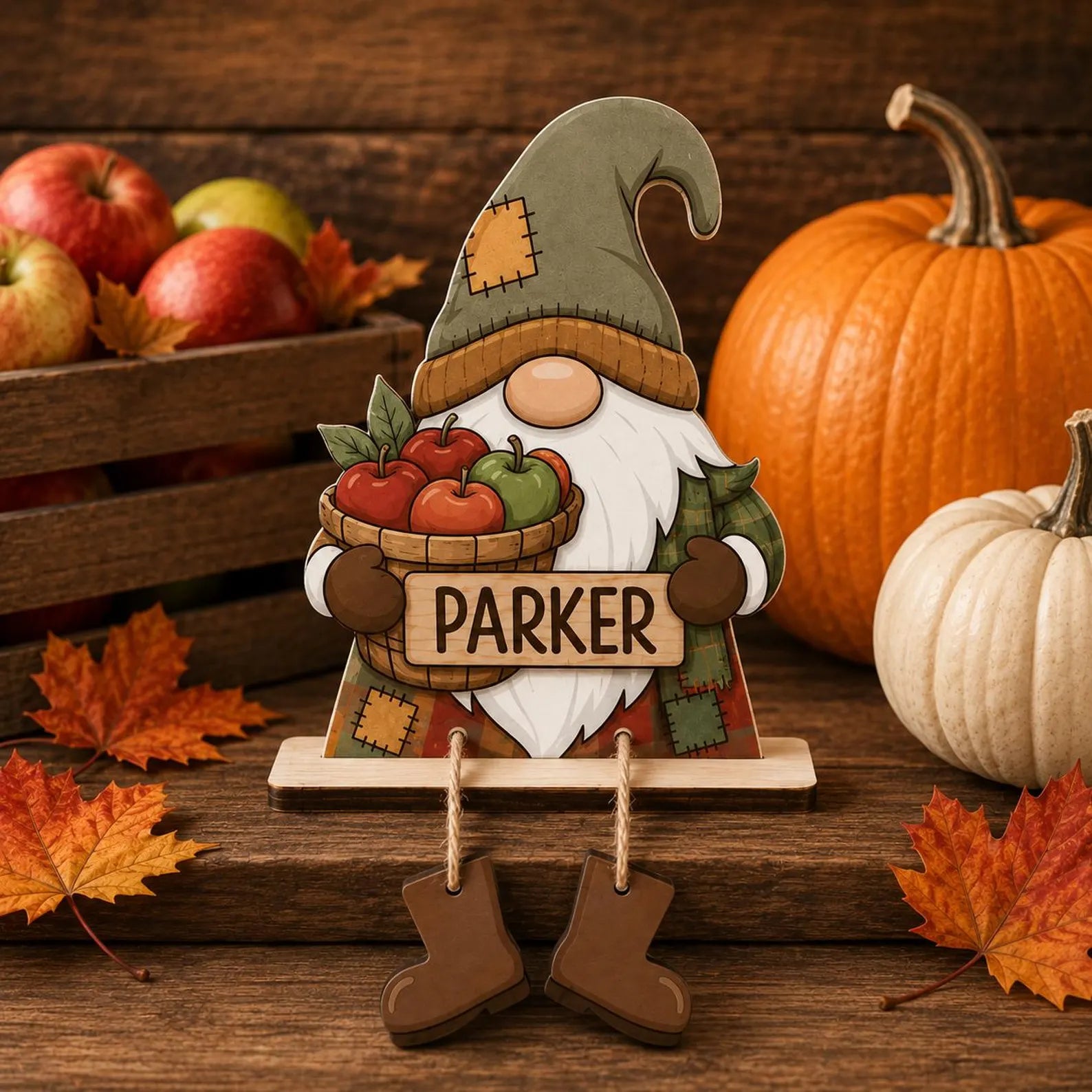Personalized Fall Gnome