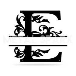 Split Letter Name Monogram