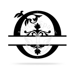 Split Letter Name Monogram