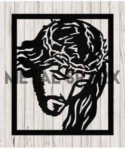 Black metal Jesus sculpture from Metal Sparx, showcasing a detailed figure of Jesus in a sleek black finish.