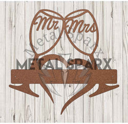 Mr & Mrs Wine Glasses