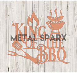 Copper BBQ grill tool set from Metal Sparx featuring tongs, spatula, and fork for grilling and outdoor cooking.