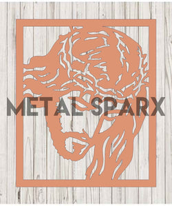 Metal Sparx Jesus - 2 copper sculpture, detailed religious figure art, artistic metal craftsmanship, perfect for religious decor.