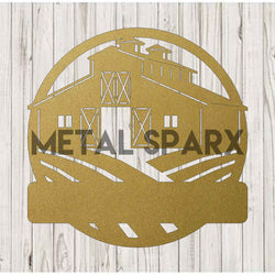 Gold metal monogram letter by Metal Sparx, decorative home accent with a sleek, modern design.