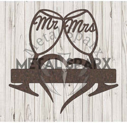 Mr & Mrs Wine Glasses