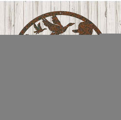 Rust-colored Goose Hunter by Metal Sparx featuring detailed bird design with textured feathers and hunting motif.