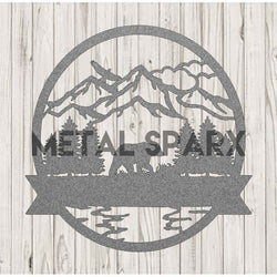 Silver Bear 2 Monogram pendant by Metal Sparx featuring a sleek, polished silver bear design with engraved monogram detail.