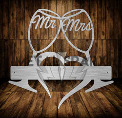 Mr & Mrs Wine Glasses